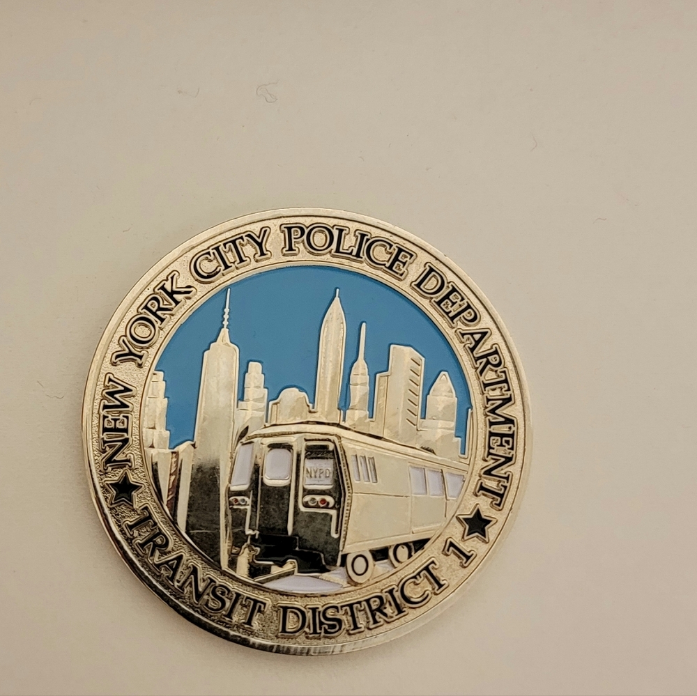 NYPD Transit Challenge Coin